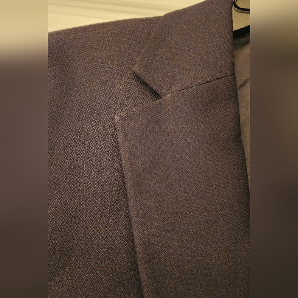 VAN Heusen Men's Sport Coat in black size 42R - Picture 5 of 12